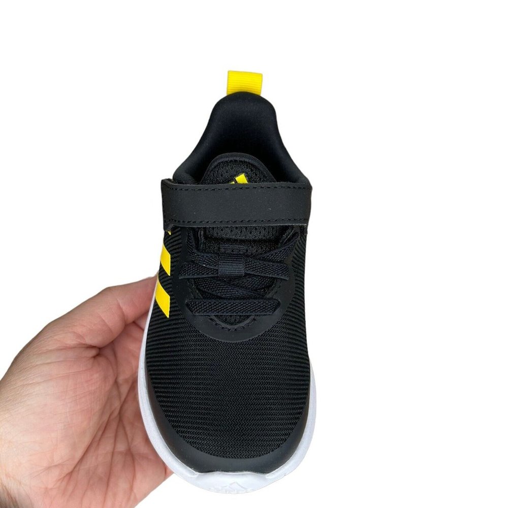 Adidas FortaRun Baby Boys Sneakers Size 6K Wide Width Black Lightweight & Comfy - Picture 15 of 16